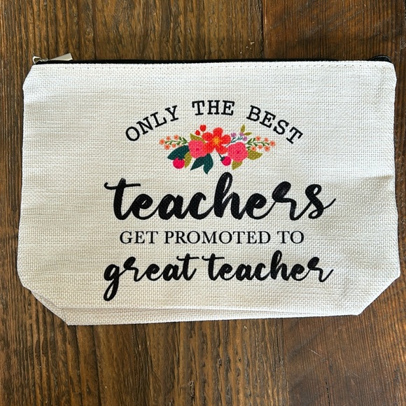 💛Teacher Appreciation Canvas Pouch - Picture 1 of 4